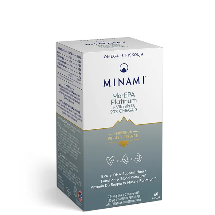 MorEPA Platinum Omega-3 90% 60 kapslar