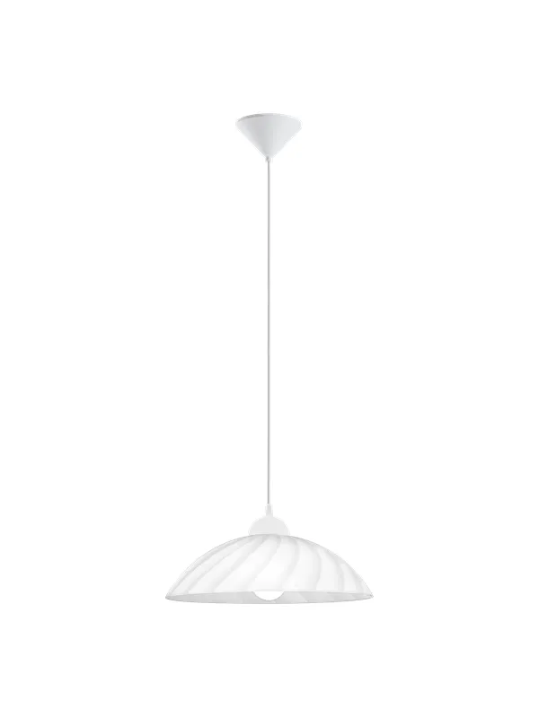 Eglo Vetro Pendel Glas Vit