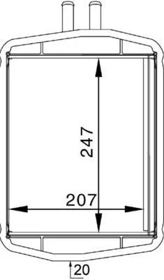 Värmepaket MAHLE AH 152 000S