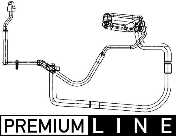 Varibelttrycksledning, klimatanläggning MAHLE AP 110 000P