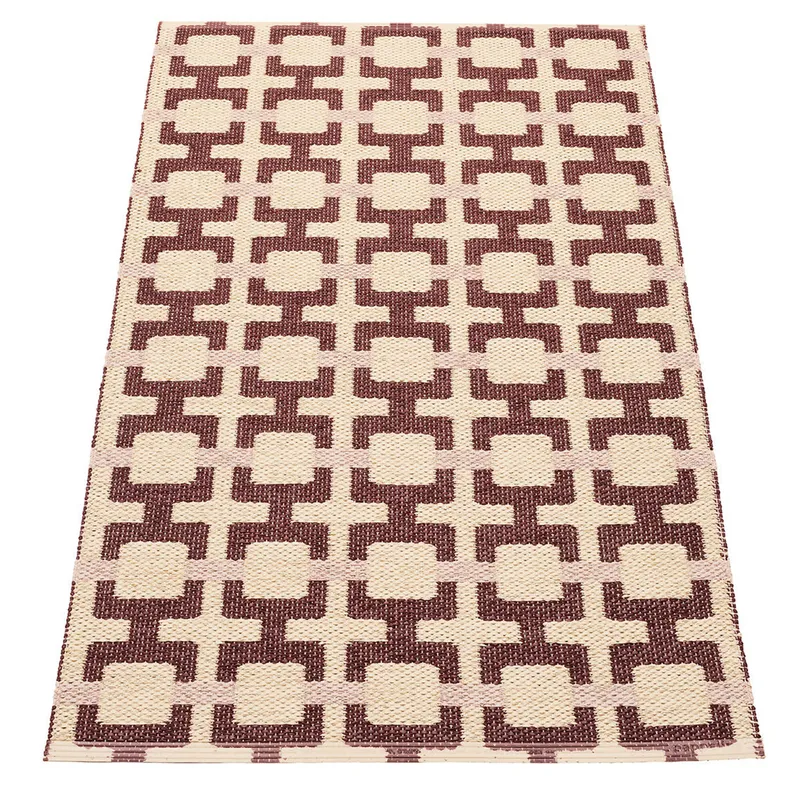 Pappelina, Tom matta Burgundy/Cream/Pale Rose 70 x 120 cm