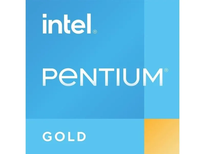 Intel Pentium Gold G7400 Alder Lake CPU - 2 kärnor - 2.8 GHz - Intel LGA1700 - Intel Boxed (med kylare)