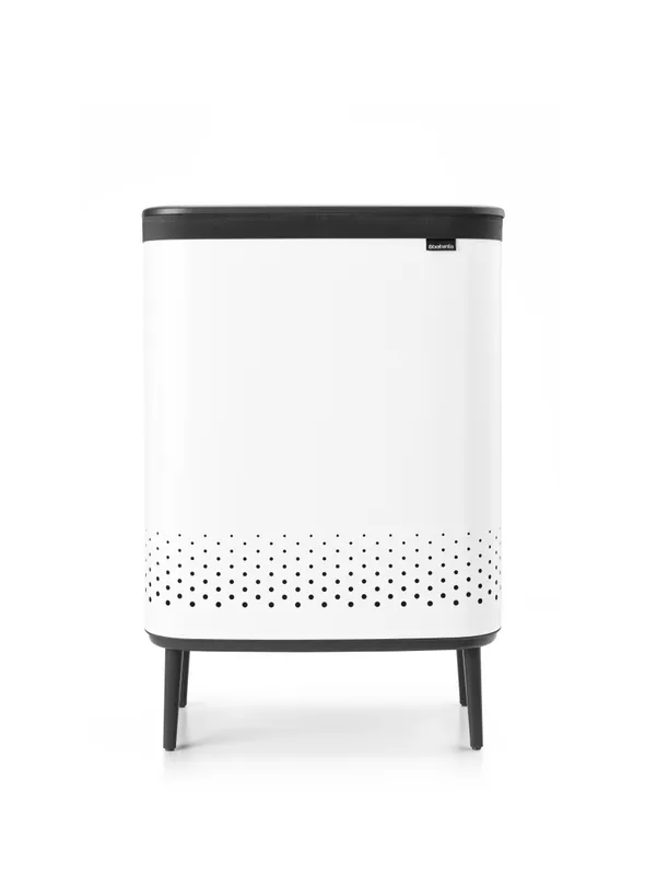 Brabantia Bo tvättkorg high 2×45 L Vit