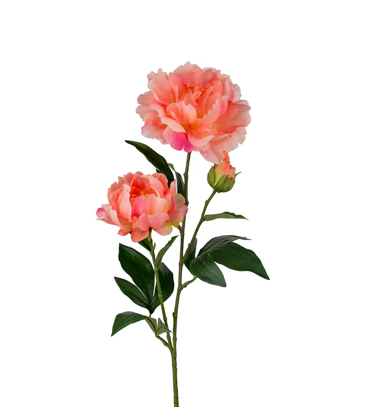 Pion Orange 75cm, Konstgjord