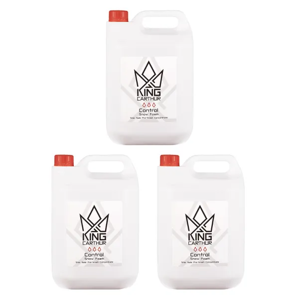 Förtvättsmedel KING CARTHUR Control Snow Foam - Skummande / Vaxsäkert, 25000 ml + Tappkran