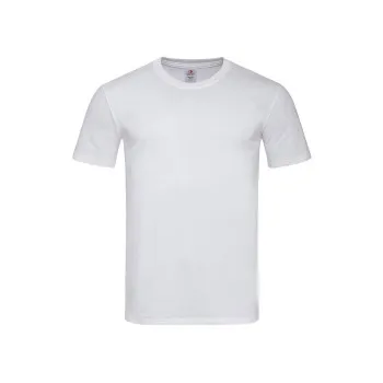 Stedman Classic-T Fitted For Men Vit bomull Small Herr