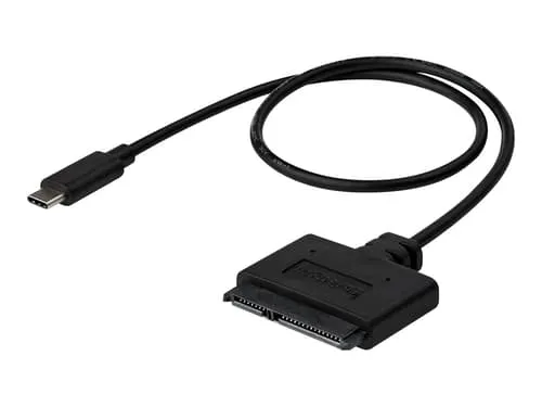 StarTech.com USB 3.1 (10 Gbps) Adapterkabel för 2,5″ SATA-enheter - med USB-C - Kontrollerkort - 2.5″ - SATA 6Gb/s - USB 3.1 (Gen 2) - svart