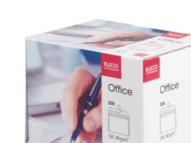 Kuvert Elco Office Shop-box C6, förpackning med 200 st