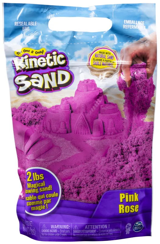 Kinetic Sand Strandsand – 907 gram – Rosa/Rosa