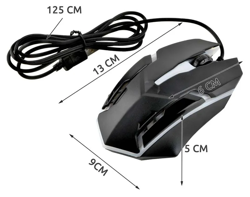 Gaming-datormus 1200DPI