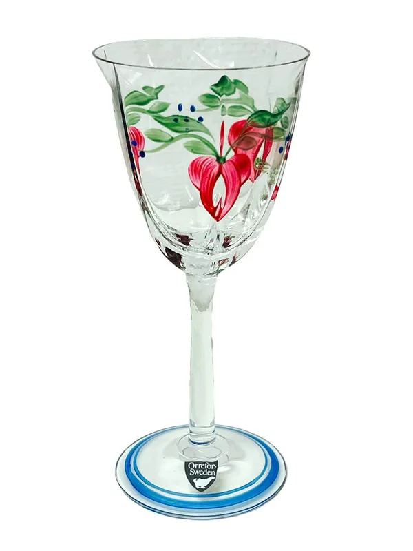 Orrefors – Maja Vit vin glas Design Eva Englund