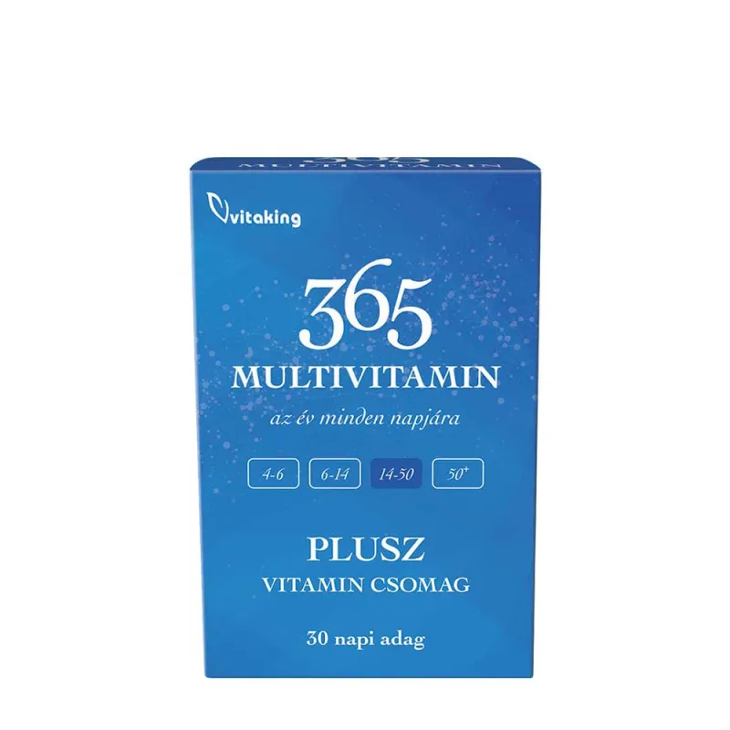 Vitaking – 365 Multivitamin Plus, 30 paket