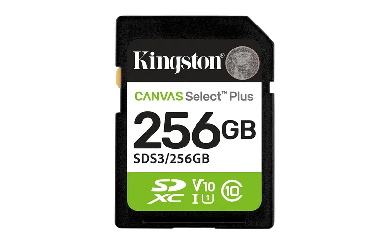 Kingston Canvas Select Plus Gen3 SDXC - 150MB/s - 256GB