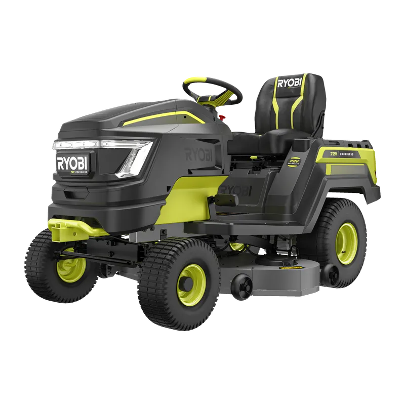 Ryobi MAX POWER RY72TMX117-310 Traktorgräsklippare med batteri och laddare