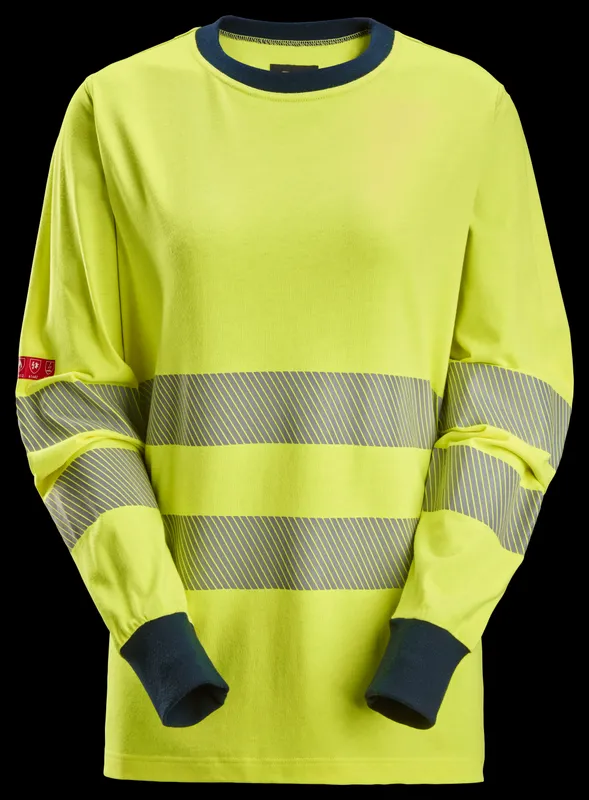 T-SHIRT LÅNG D PW HV KL3 VARSELGUL/MARIN STL XXL | Beijerbygg Byggmaterial