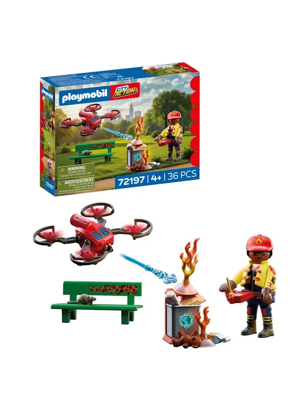 Playmobil City Action Brandsläckningsdrönare