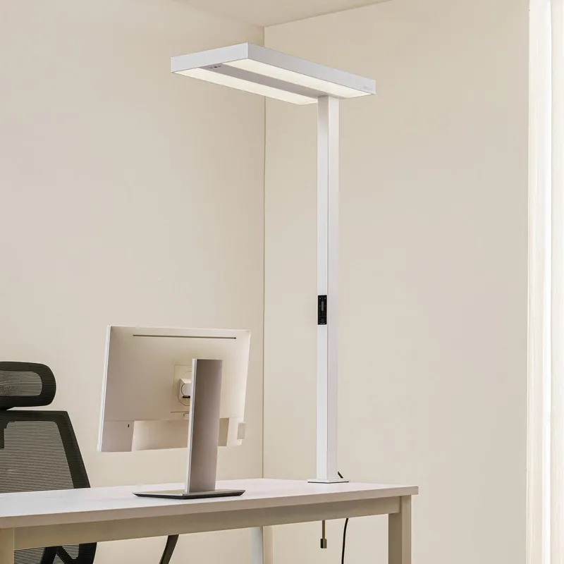 Logan LED-klämlampa, vit, dimbar, sensor - Arcchio - Arbetsrum / hemkontor - Modern - Aluminium - Med flera ljuskällor