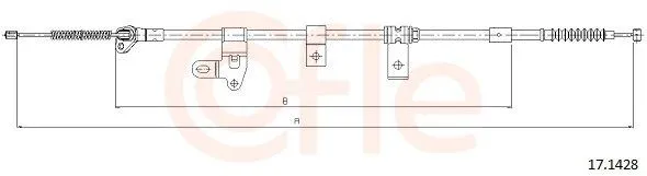 Handbromsvajer COFLE 17.1428