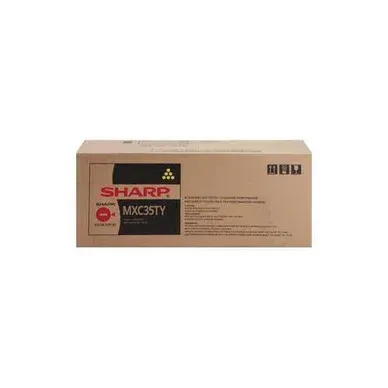 Sharp toner MXC35TY original gul 6 000 sidor