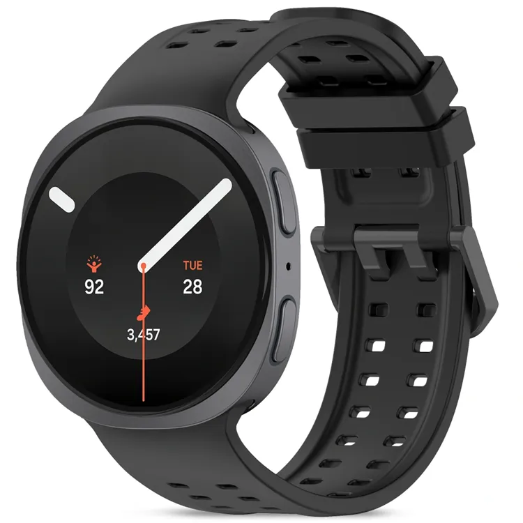 Tech-Protect Silicone Air Strap for Samsung Galaxy Watch 8/9 - 40/44/46mm - Black