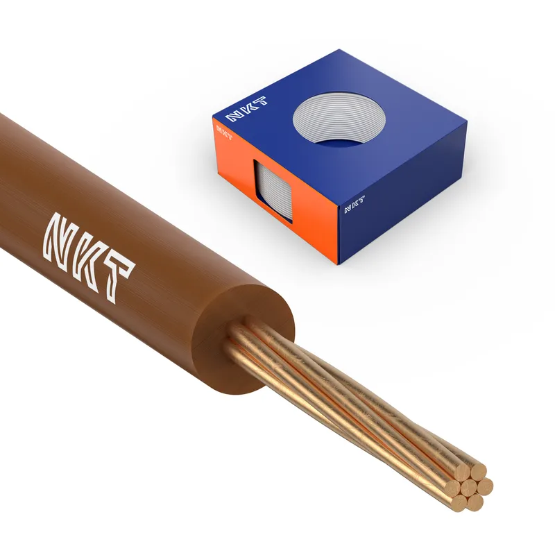 NKT FQ XTRA Installationskabel 450/750V, 2.5 mm², 100 m ring Brun