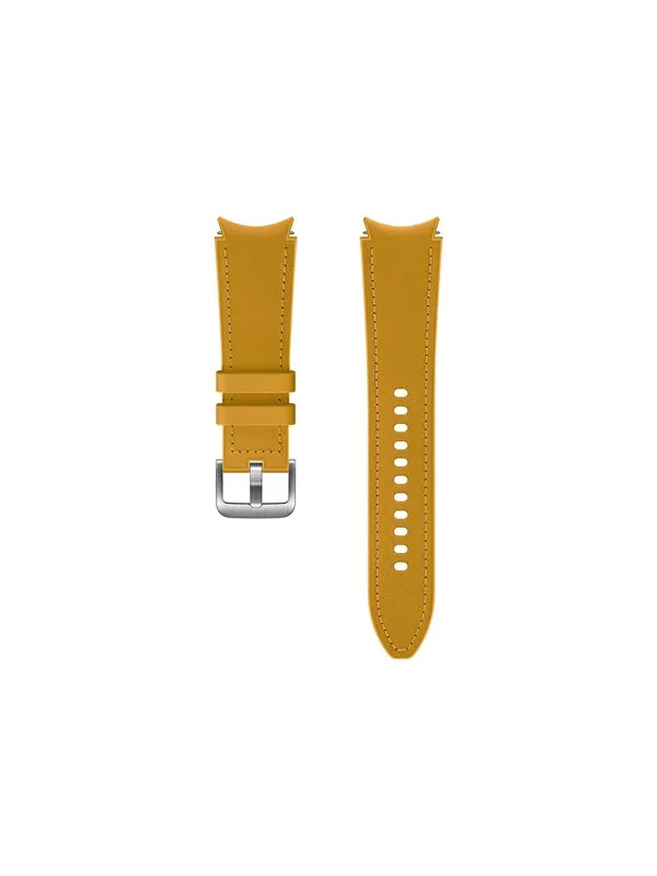 Samsung Watch Strap Hybrid Leather Band 20mm M/L - Mustard