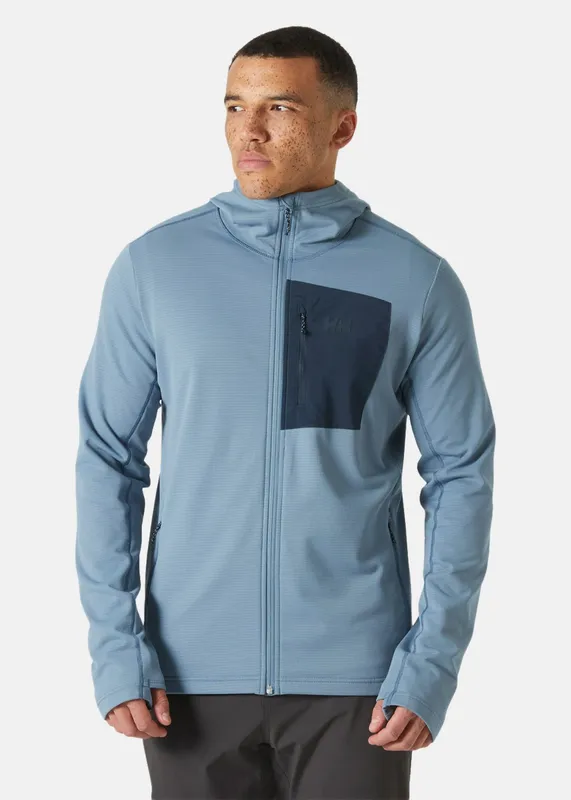 Helly Hansen Versalite Hooded, Fleecejacka, Herr, Blå