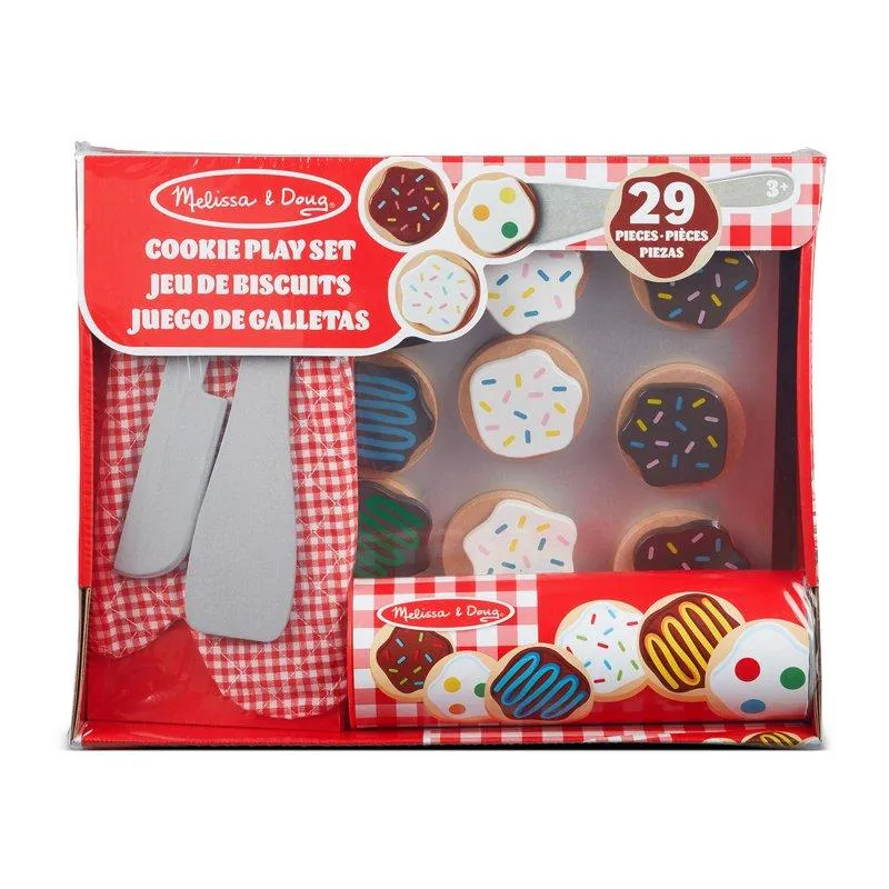 Melissa & Doug Wooden Food Playset Slice and Bake Cookies
