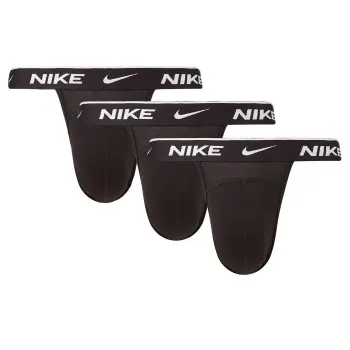 Nike Kalsonger 3P Everyday Cotton Stretch Jockstrap Svart bomull Large Herr