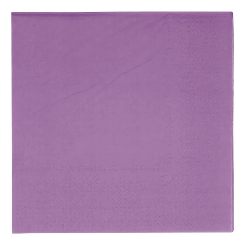 Servetter Vert Decor Mörklila - 20-pack