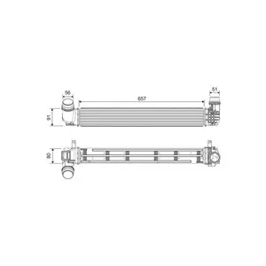 Intercooler VALEO 818878