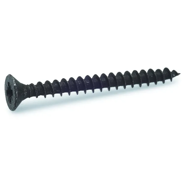 TRÄSKRUV FXH 3,5X25 SVART 10ST | Beijerbygg Byggmaterial