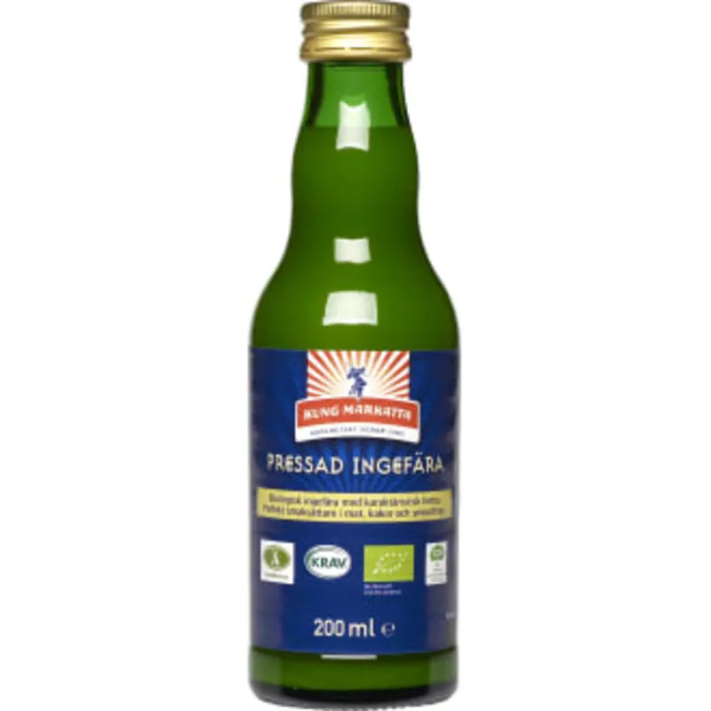 Kung Markatta Pressad Ingefära KRAV 200 ml