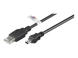 Pro USB 2.0 Hi-Speed cable with USB certificate Black