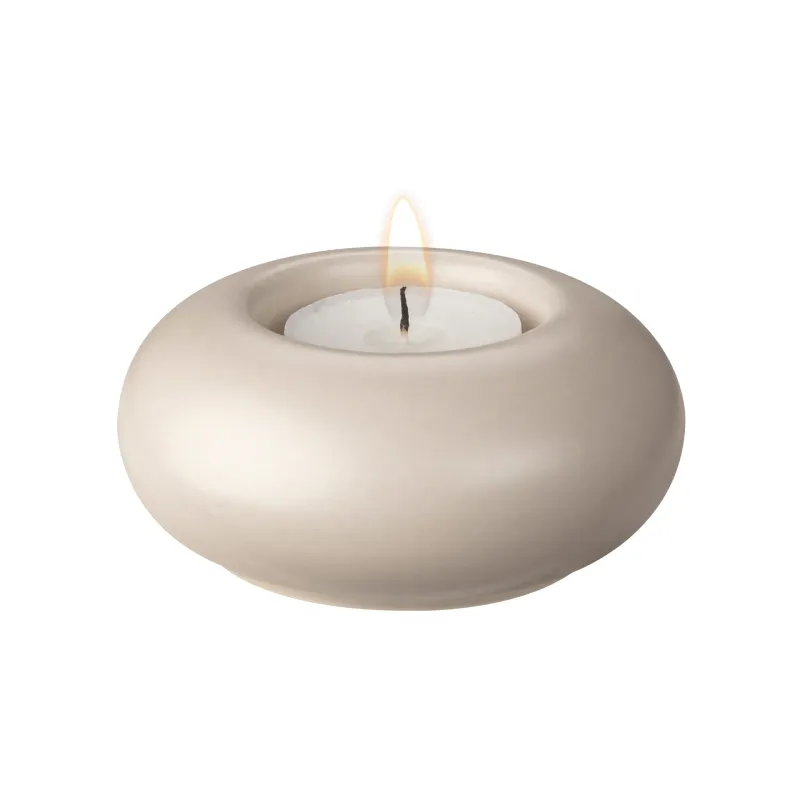 Scandi Living Stone ljuslykta Ø9 cm Beige