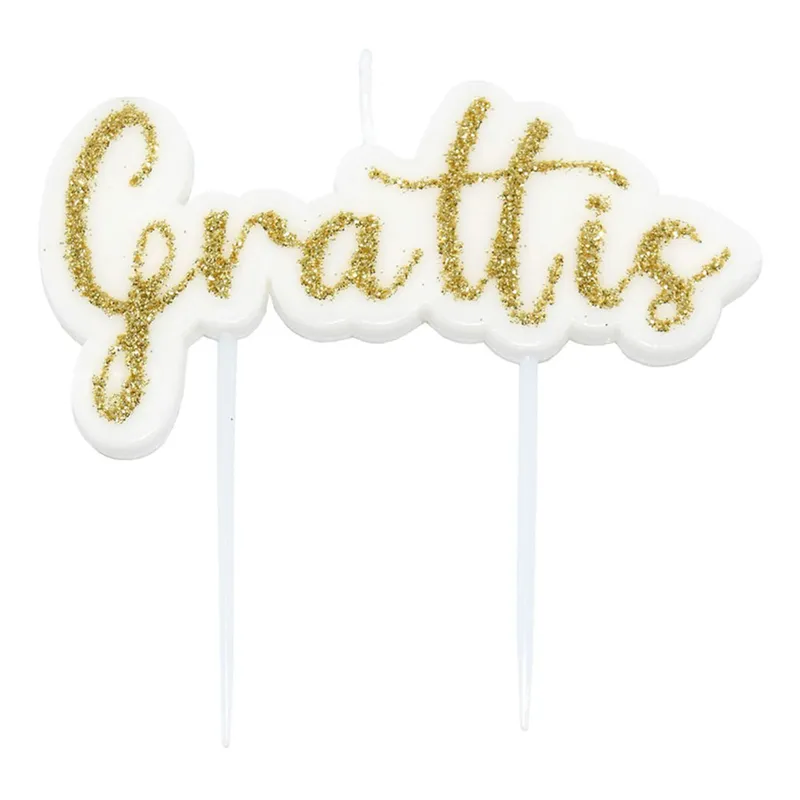 Tårtljus | 1-pack | ”Grattis”