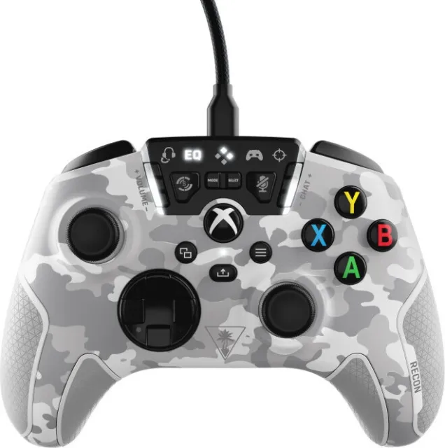 Turtle Beach Recon, Spelplatta, PC, Xbox, Xbox One, Xbox Series S, Xbox Series X, D-pad, Menyknapp, Dela-knapp, View button, Analog / Digital, Kabel, USB