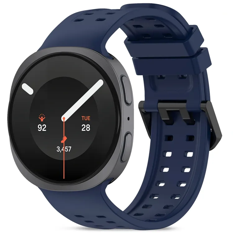 Tech-Protect Silicone Air Strap for Samsung Galaxy Watch 8/9 - 40/44/46mm - Navy Blue