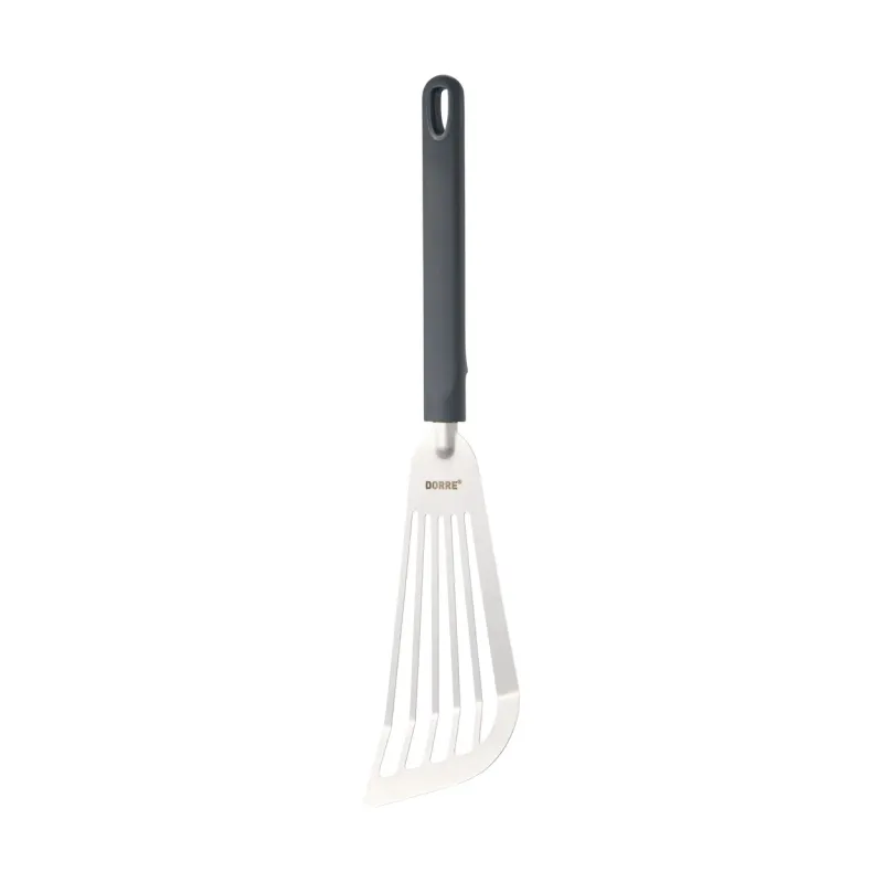 Dorre Saira Stekspade 33×8,5×1,8 cm Rostfritt stål-silikonhandtag grå