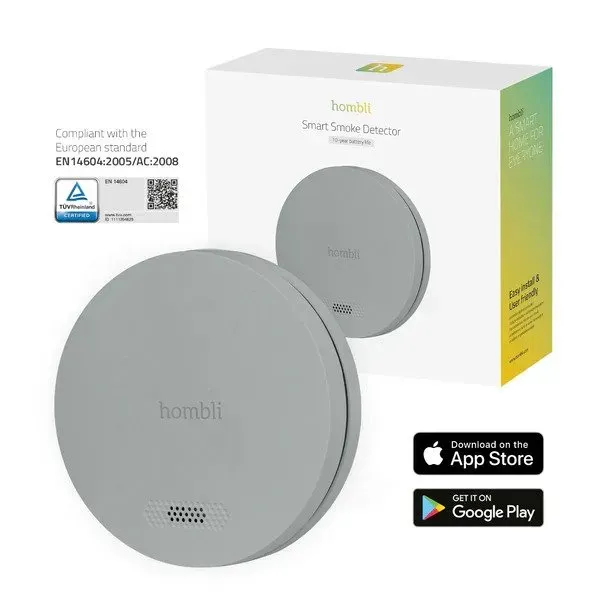 Hombli Smoke Detector Grey