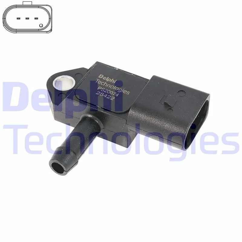Sensor, insugstryck DELPHI PS20074-12B1