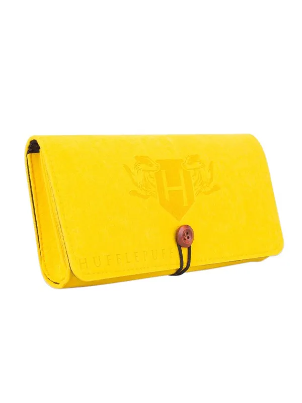 Trade Invaders Harry Potter – Hufflepuff Switch Felt Pouch – Yellow – Miscellaneous Bag – Nintendo Switch