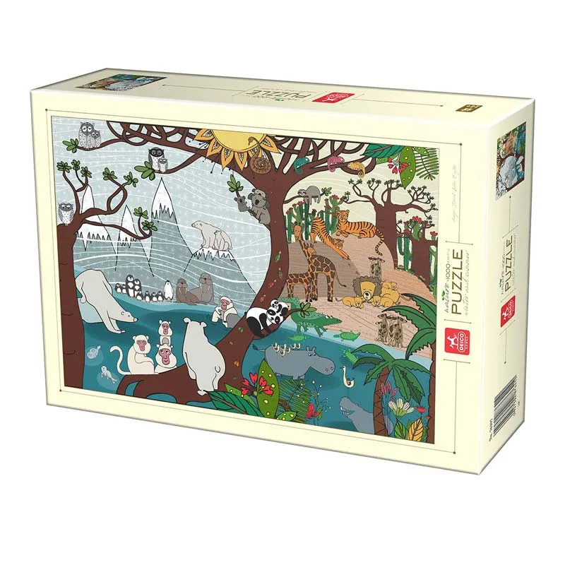Deico Games Pussel – Sommar & Vinter 1000 bitar
