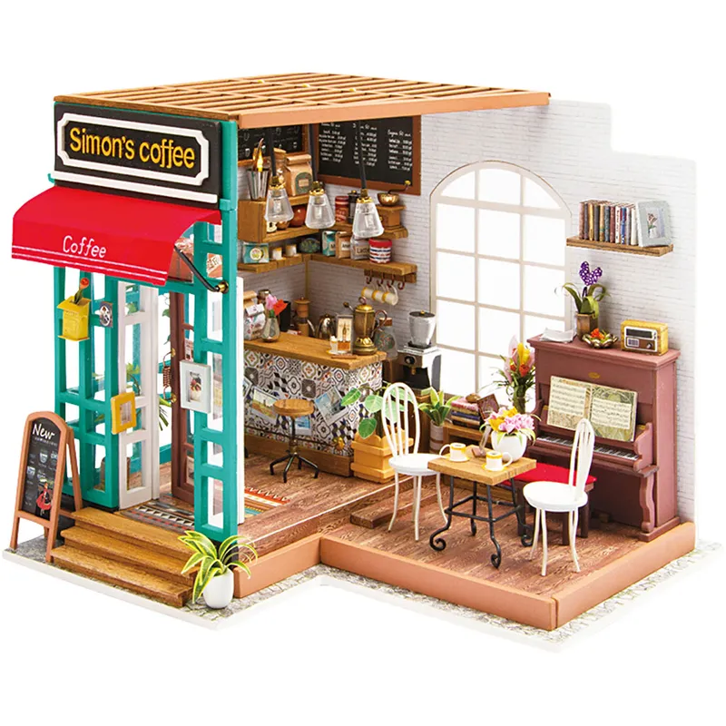 DIY Miniatyrrum Café – Robotime