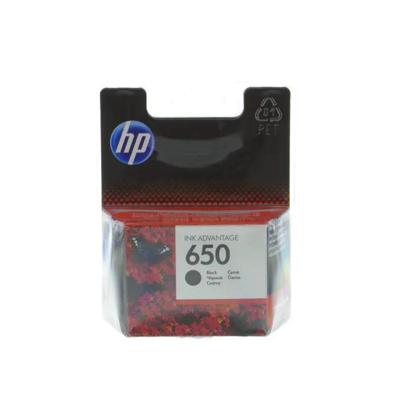 HP 650 svart bläckpatron 360 sidor