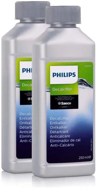 Kaffebryggare avkalkning – PHILIPS – CA6700/22 – kompatibel med Philips kaffebryggare & Saeco – 2 flaskor à 250 ml