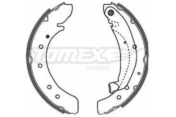 Bromsbacksats TOMEX brakes TX 20-50