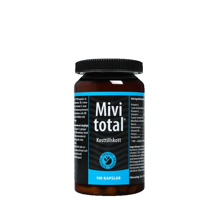 Mivitotal Multivitamin & Mineral 100 kapslar