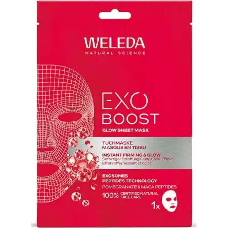 Weleda Exo Boost Glow Sheet Mask Pomegranate 20 ml