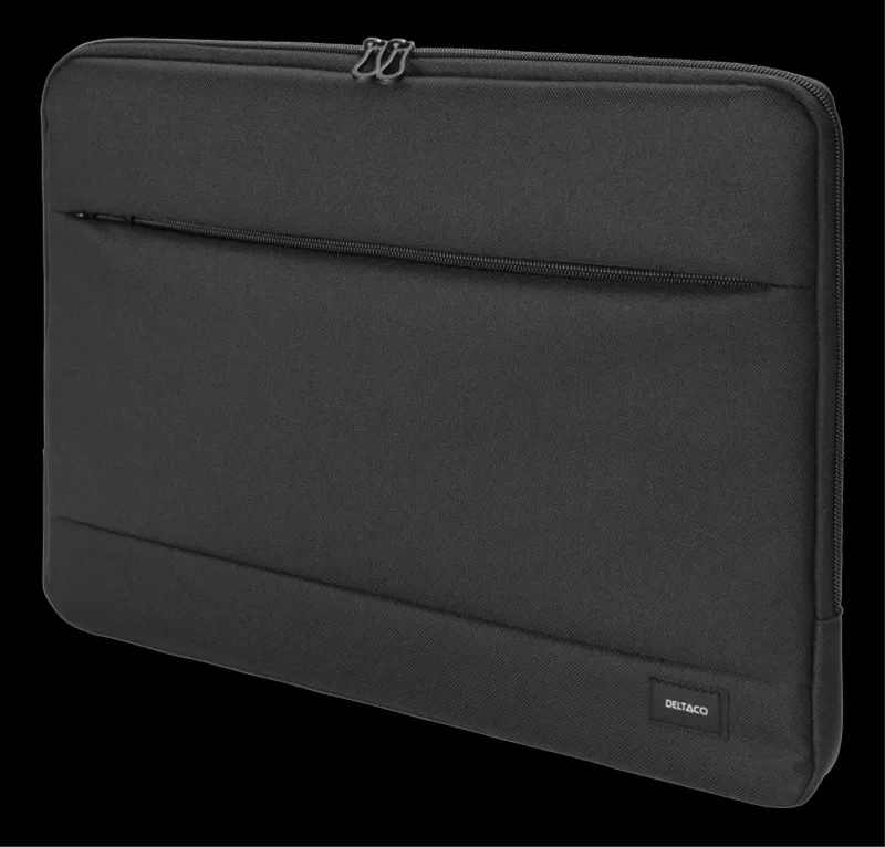 Deltaco Laptopfodral 13-14″ av återvunnen polyester – Svart